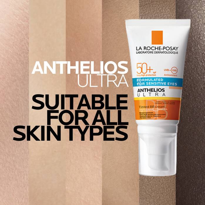 بی بی کرم رنگی آنتلیوس اولترا لاروش پوزای SPF 50 — تصویر ۳