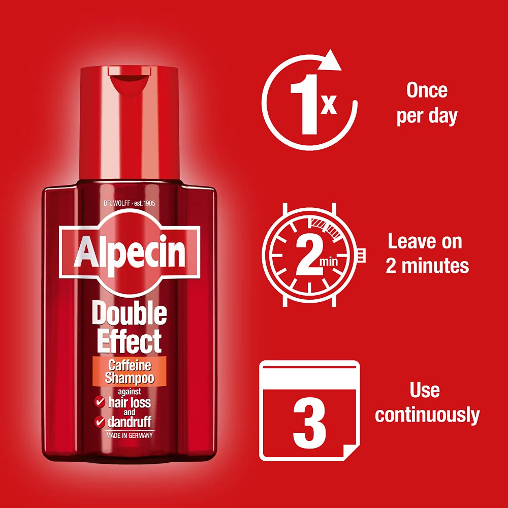 شامپو دابل افکت کافئین آلپسین Alpecin
