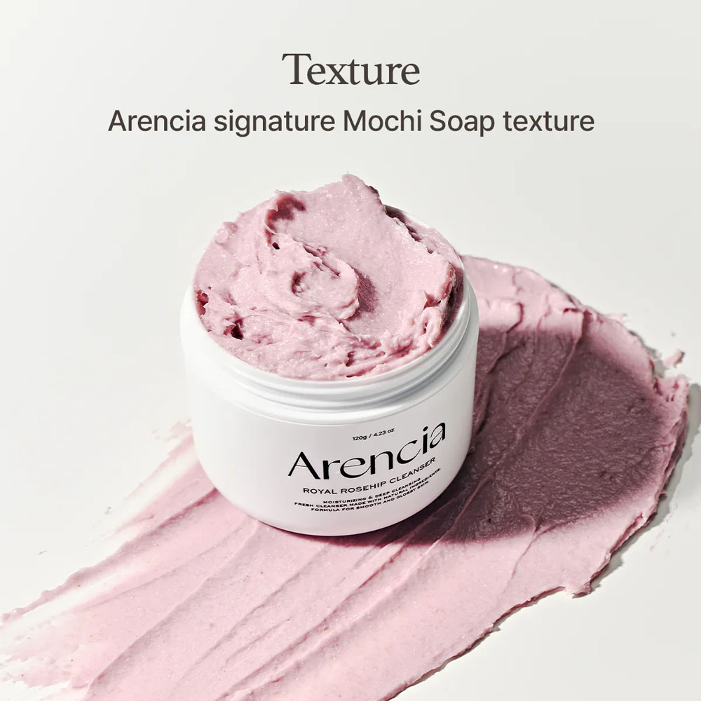 شوینده موچی برنج و رزهیپ آرنسیا حجم 120 گرم Arencia Fresh Rosehip Rice Mochi Cleanser