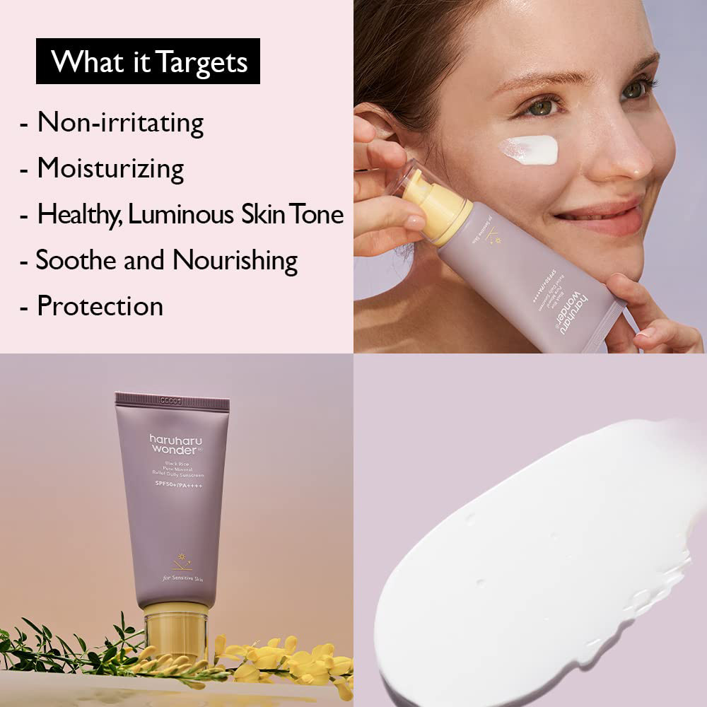 ضد آفتاب مینرال هارو هارو Spf50+ مناسب پوست حساس